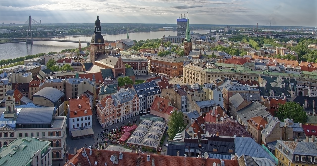 Stadtansicht von Riga
