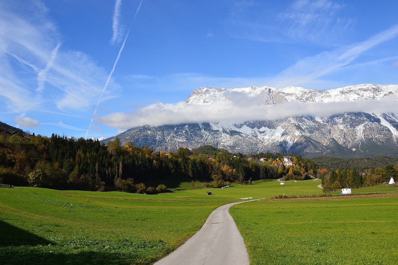 Blick über Sautens im Ötztal
